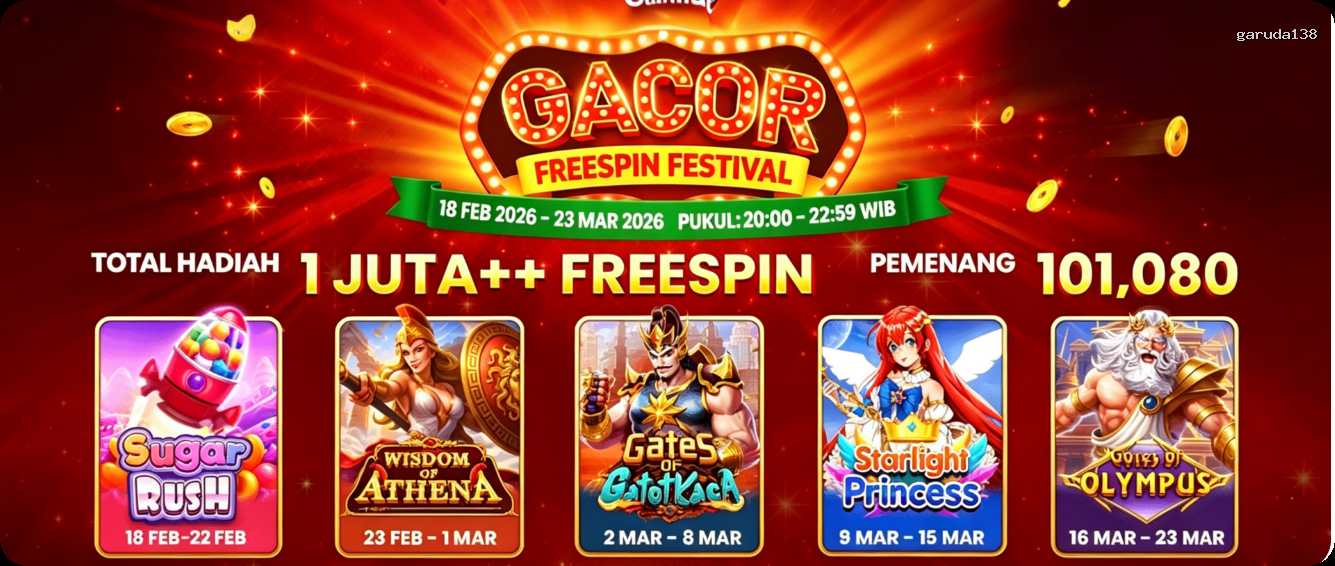 Login garuda138 Sekarang Bonus Melimpah